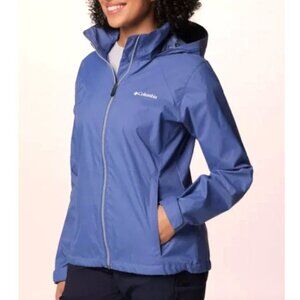 COLUMBIA Switchback II Jacket Solid Periwinkle Purple Blue Windbreaker Active M